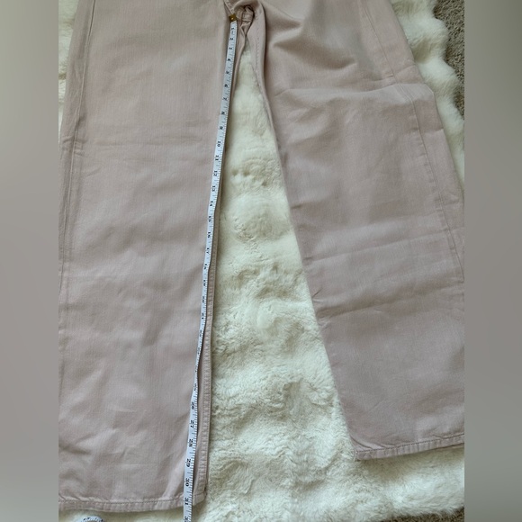 Rag & Bone New York Blush Pink Mid-Rise Wide Leg Button Fly Jeans- size 28. - Picture 11 of 11